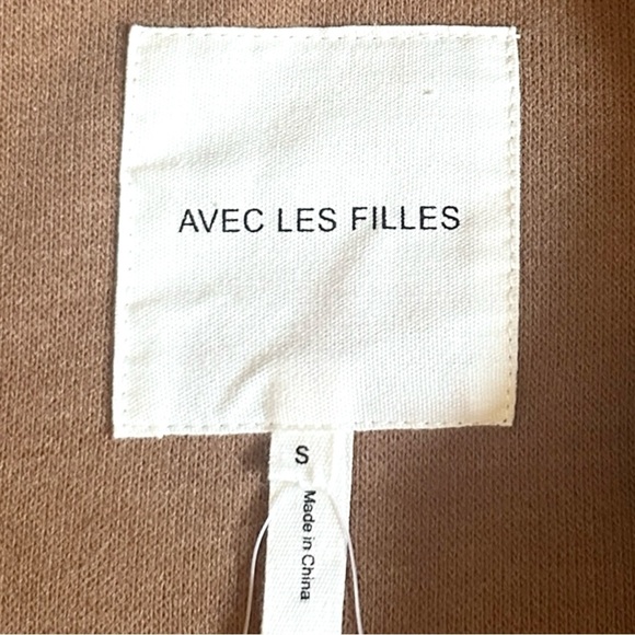 Avec Les Filles Camel Oversized Shacket Jacket Small NWOT Nordstrom Trendy Coat - Picture 8 of 8